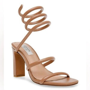 Steven New York Jaiden Strappy Ankle Sandal in tan Size: 7.5